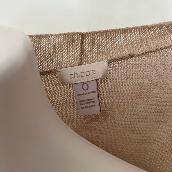 Chicos light weight draped cardigan - Picture 4 of 6